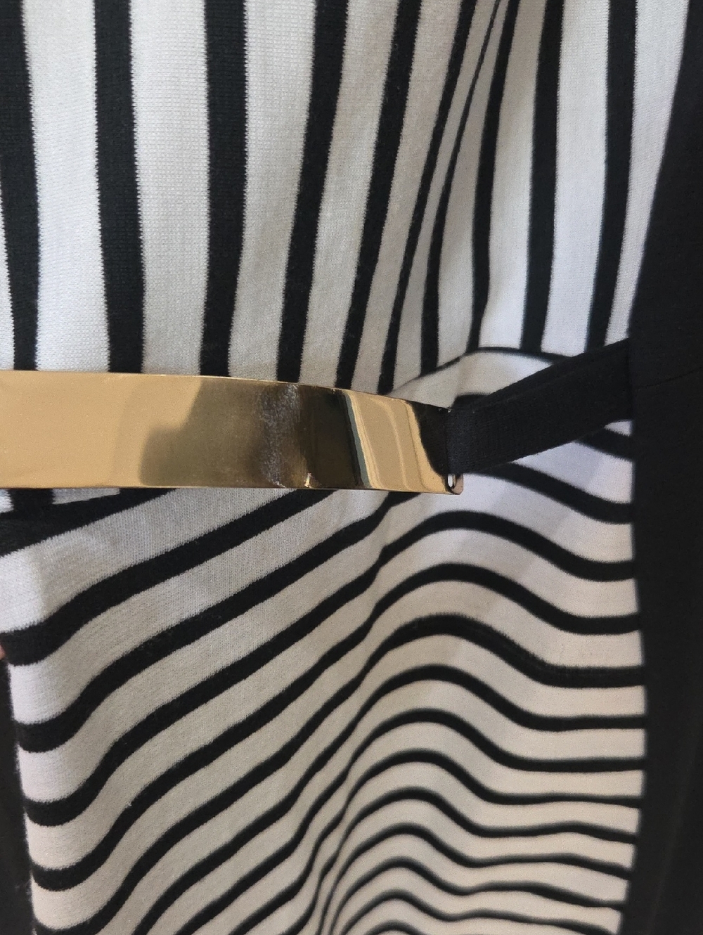 Intriguing Threads Colorblock With Stipes Dress - Picture 2 of 7